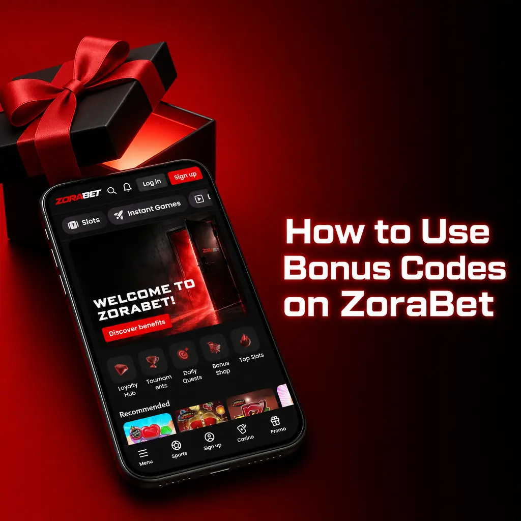 ZoraBet cashier screen showing bonus code field during deposit process to activate promotional offer