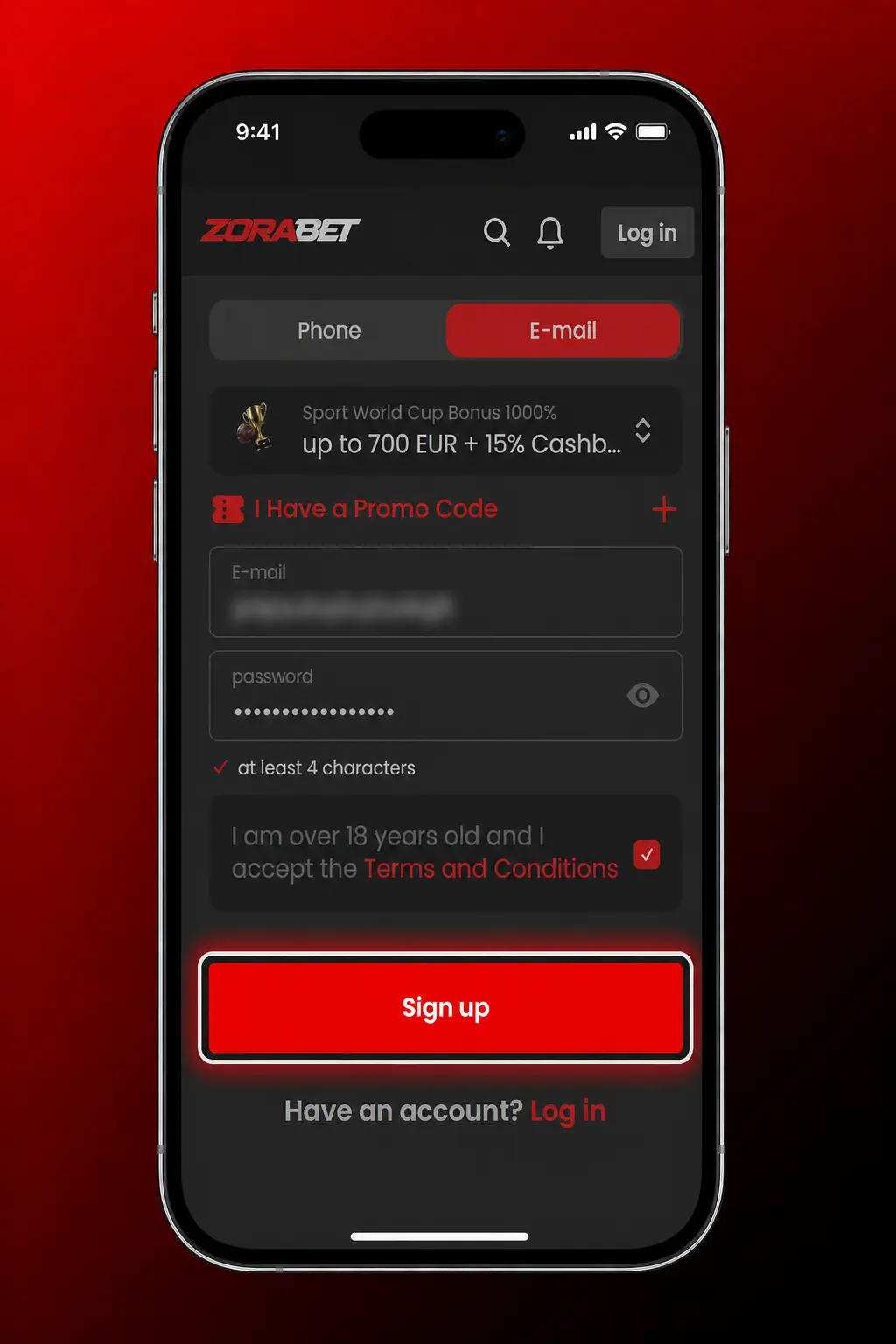 ZoraBet sports betting lobby showing five steps to place a first bet on football basketball tennis and esports markets